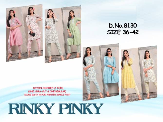 Rinky Pinky 8130 Kurti With Bottom Catalog

